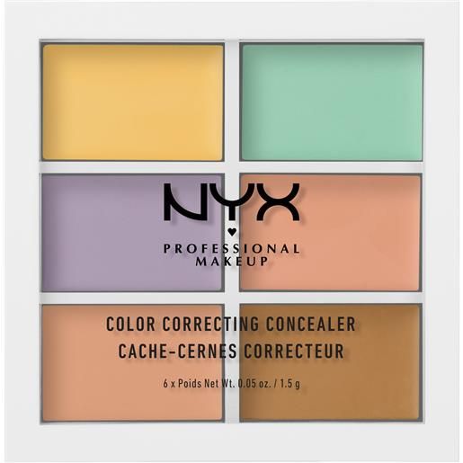 Nyx Professional MakeUp color correcting palette palette viso, correttore