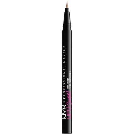 Nyx Professional MakeUp lift & snatch!Brow tint pen matita sopracciglia 03 taupe