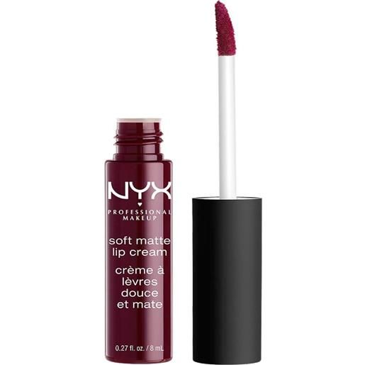 Nyx Professional MakeUp soft matte lip cream rossetto mat, gloss copenhagen