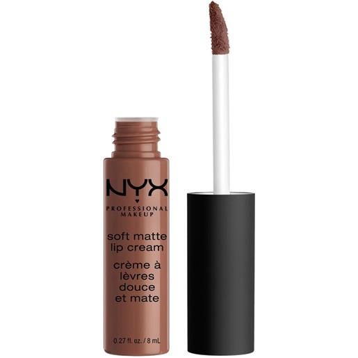 Nyx Professional MakeUp soft matte lip cream rossetto mat, gloss los angeles
