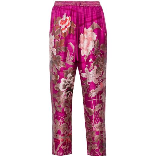 Pierre-Louis Mascia pantaloni a fiori - rosa