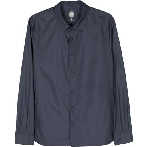 Mazzarelli giacca-camicia a maniche lunghe - blu