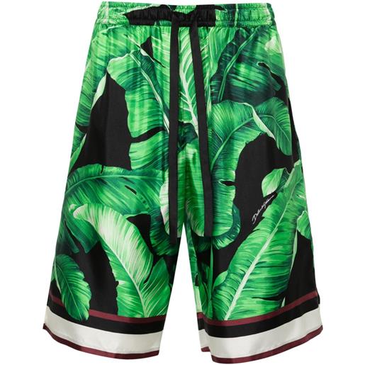 Dolce & Gabbana shorts con stampa - verde