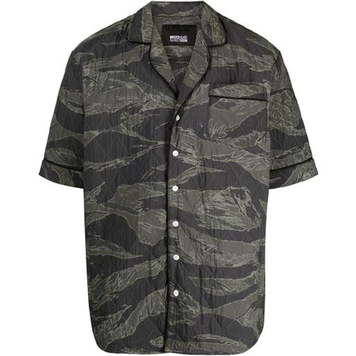Mostly Heard Rarely Seen camicia con stampa camouflage - verde