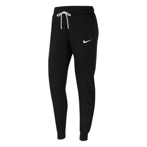 Nike team club 20 pantaloni sportivi, grigio (carbone melange /bianco), l donna
