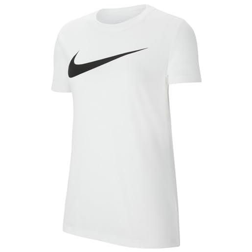 Nike team club 20 pantaloni sportivi, grigio (carbone melange /bianco), l donna
