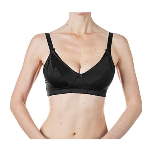 Chicco reggiseno allattamento in microfibra, nero, 5c