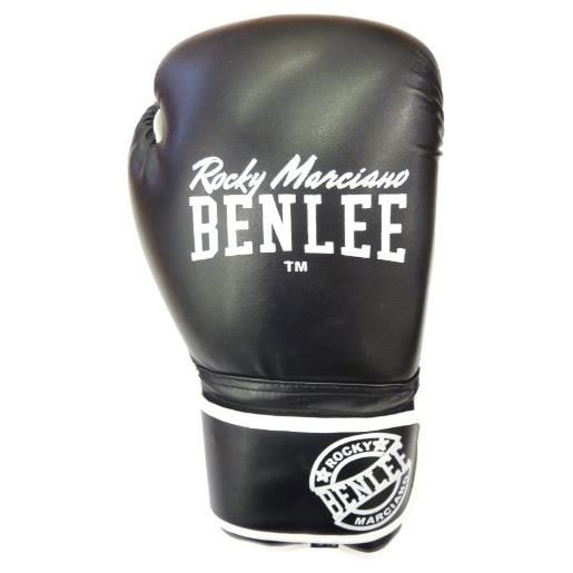 BENLEE Rocky Marciano guantoni da boxe pu boxing glove quincy, nero (schwarz), 14