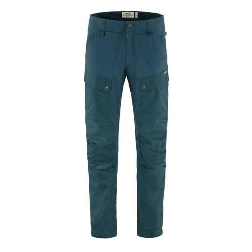 Fjallraven 87176-570 keb trousers m pantaloni sportivi uomo mountain blue taglia 56/s