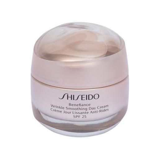 Shiseido benefiance wrinkle smoothing spf25 crema giorno antirughe 50 ml per donna