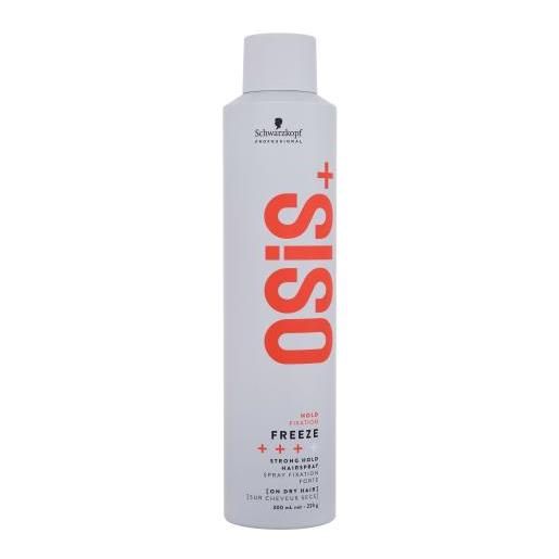 Schwarzkopf Professional osis+ freeze strong hold hairspray lacca per capelli ad asciugatura rapida con fissaggio forte 300 ml per donna