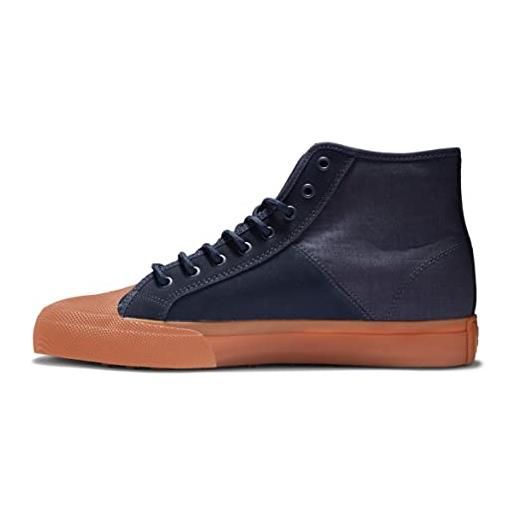 DC Shoes manuale per l'uso hi wnt, scarpe da ginnastica uomo, gomma blu navy, 38 eu