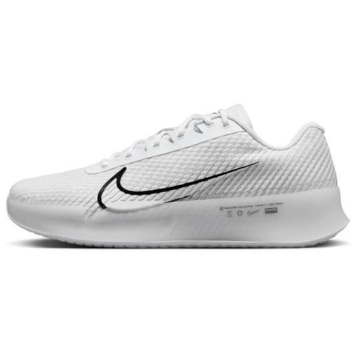 Nike m zoom vapor 11 hc, basso uomo, white black summit white, 47.5 eu