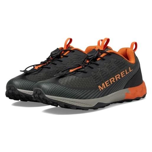 Merrell agility peak, scarpe da ginnastica, olive black orange, 36 eu