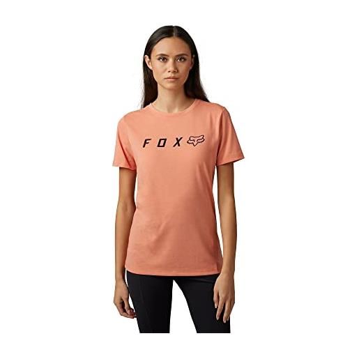 Fox Racing maglietta da donna absolute manica corta tech tee, salmone, xs