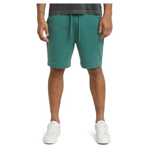 G-STAR RAW premium core sweat shorts donna, verde scuro (blue spruce d21172-c235-g282), s