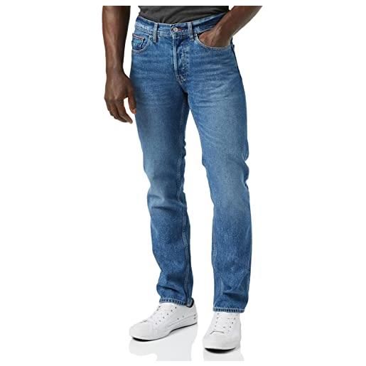 Tommy Hilfiger straight denton rgd ind jeans, lotsee indigo, 33w x 36l uomo
