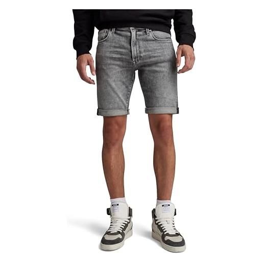 G-STAR RAW 3301 slim shorts donna, grigio (faded grey neblina d10481-d535-g324), 31