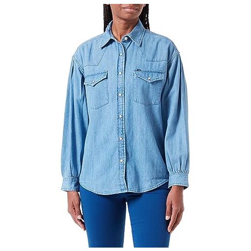 Lee maglietta seasonal western, blu, xs donna