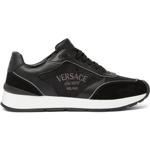 Versace scarpe da ginnastica con logo