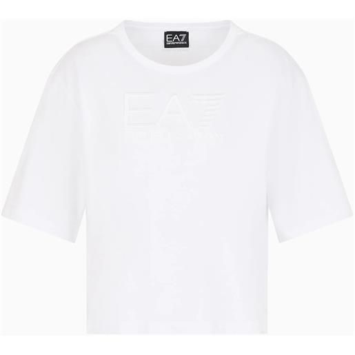 EA7 t-shirt EA7 t-shirt train logo w bianco