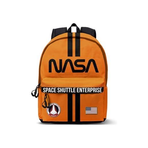 NASA lines-zaino hs fan piccolo, arancione, 25 x 35 cm, capacità 12 l