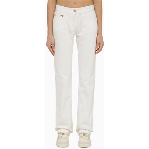 Palm Angels pantalone bianco in cotone