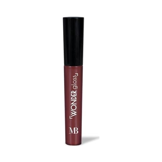 Mb milano - wonder gloss - nude brown - volume & idratazione - finitura lucida