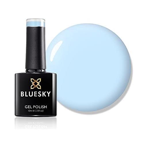 Bluesky smalto per unghie gel, creekside, 80596, blu, nudo, pallido, pastello (per lampade uv e led) - 10 ml