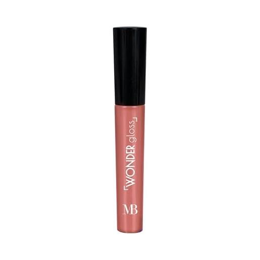 Mb milano - wonder gloss - trasparente pink - volume & idratazione - finitura lucida