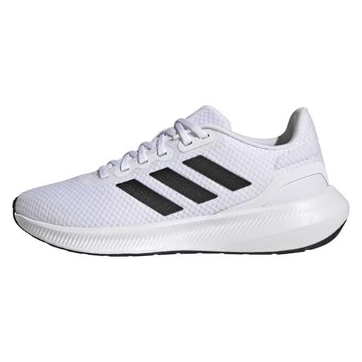adidas runfalcon 3.0 w, shoes-low (non football) donna, ftwr white/core black/core black, 39 1/3 eu