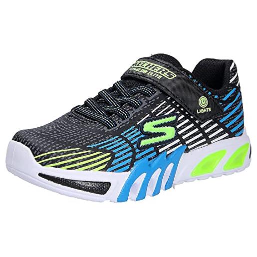 Skechers flex-glow elite, scarpe da ginnastica bambini e ragazzi, nero b, 32 eu
