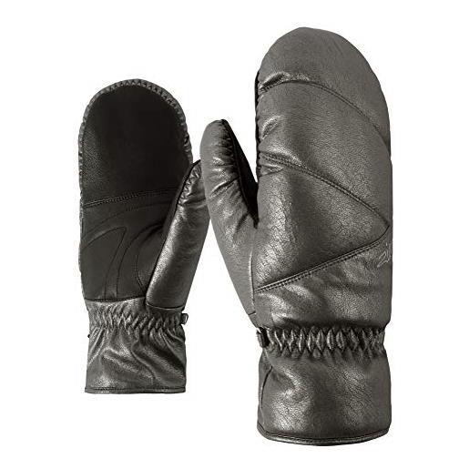 Ziener gloves kinga - guanti da sci da donna, donna, 191101, grafite metallizzato, 7
