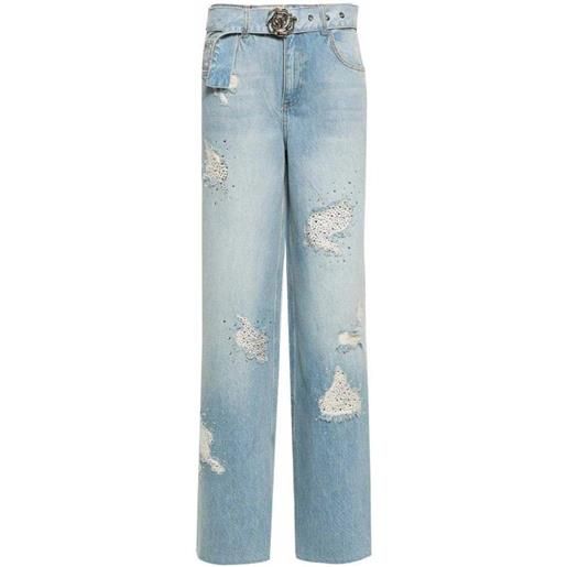Blugirl jeans con dettaglio strass