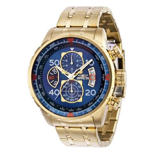 Invicta aviator 36602 blu orologio uomo quarzo - 48mm