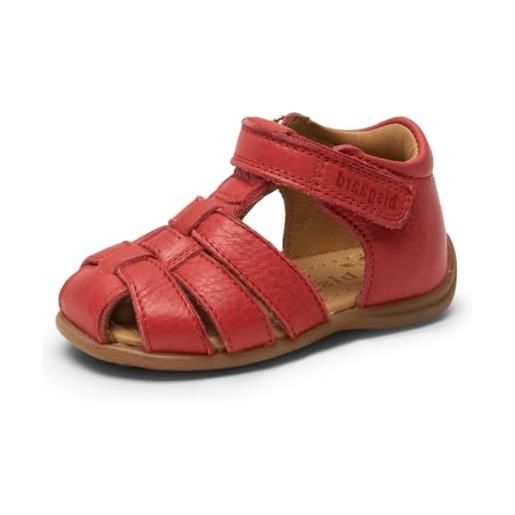 Bisgaard carly, sandalo unisex-bambini, colore: rosso, 19 eu