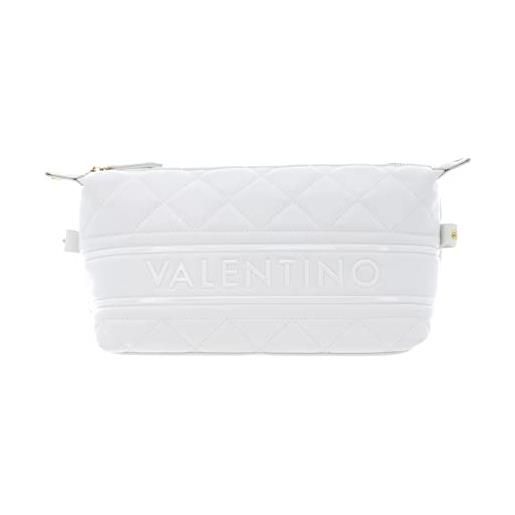 Valentino ada - porta cosmetici morbido donna, bianco, talla única - vbe51o510