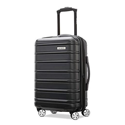 Samsonite omni 2 hardside valigia espandibile con ruote spinner nero nero mezzanotte. Carry-on 20-inch