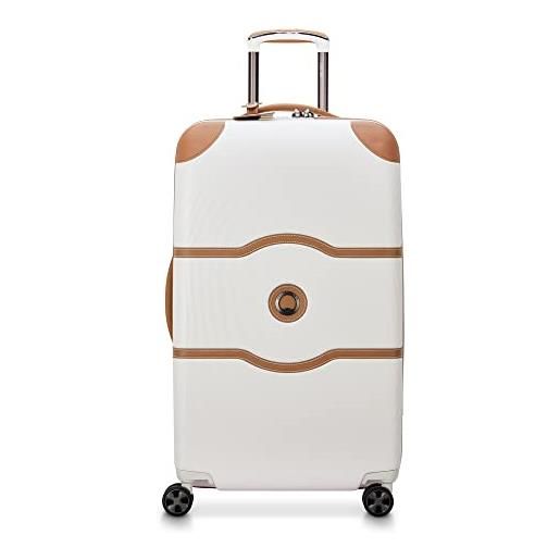 DELSEY PARIS delsey chatelet air 2.0, valigia bauletto rigida, 41,91 x 35,56 x 73,03 cm, bianco (angora)