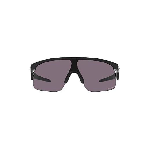 Oakley youth frogskins oj9025 sunglasses, shiny black/prizm grey, 23/12/123 unisex-bambini e ragazzi