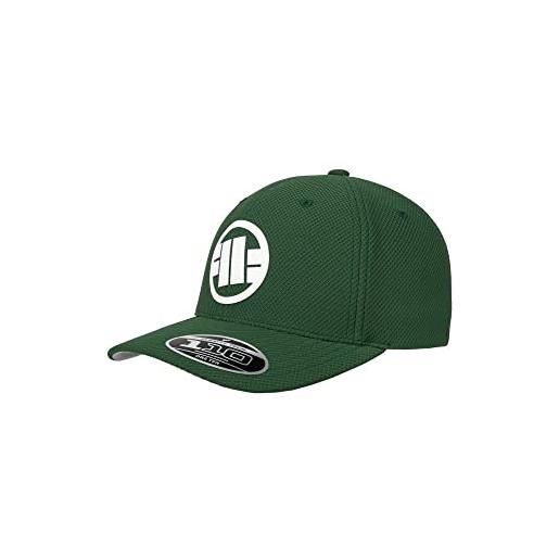 Pitbull berretto snapback pit bull west coast hybrid logo baseball cap, verde, taglia unica