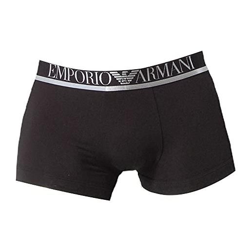 Emporio Armani underwear trunk soft modal, boxer uomo, nero (black), l