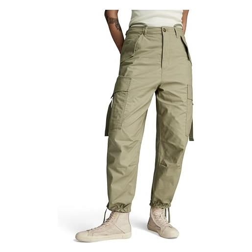 G-STAR RAW cargo cropped drawcord pants donna, verde scuro (ensis green d24389-d387-6057), 30