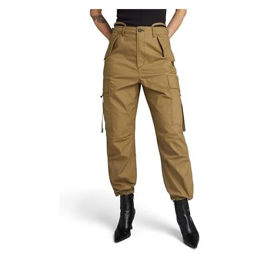 G-STAR RAW cargo cropped drawcord pants donna, verde scuro (ensis green d24389-d387-6057), 24
