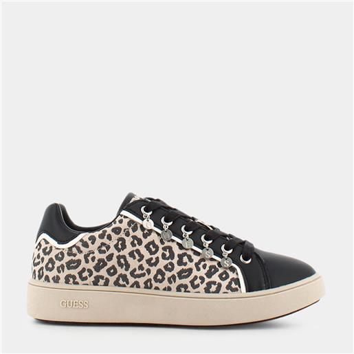 GUESS sneakers guess da donna , nero/leopardo