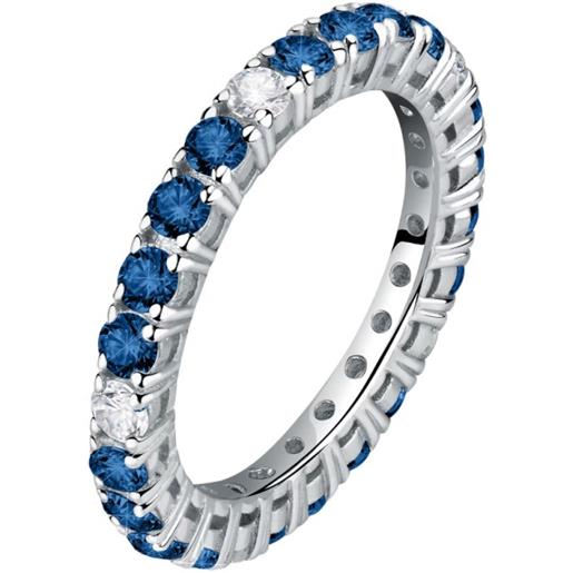 MORELLATO anello tesori zirconi bianchi e blu m12 donna MORELLATO