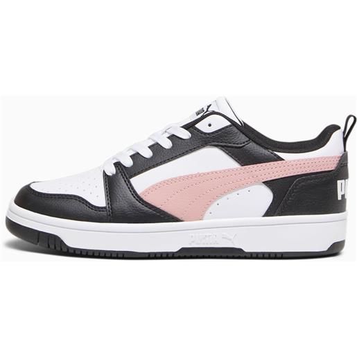 Puma scarpe moda w donna rebound v6 bianco-rosa