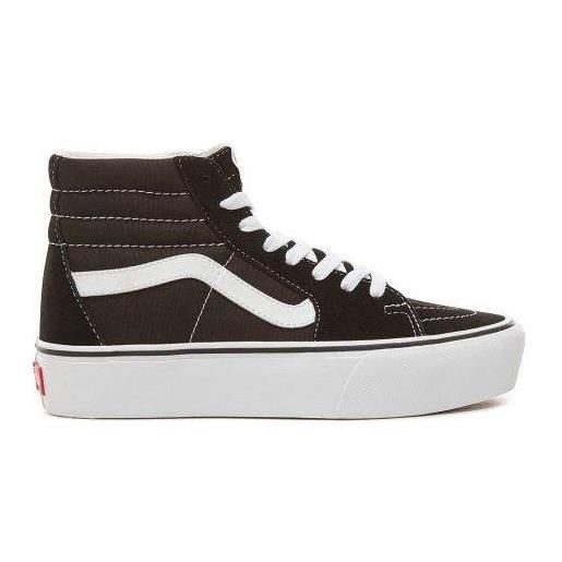 Vans scarpe moda uomo sk8-hi platform 2.0 in pelle scamosciata nere