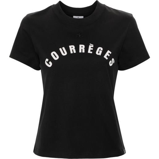 Courrèges t-shirt ac - nero