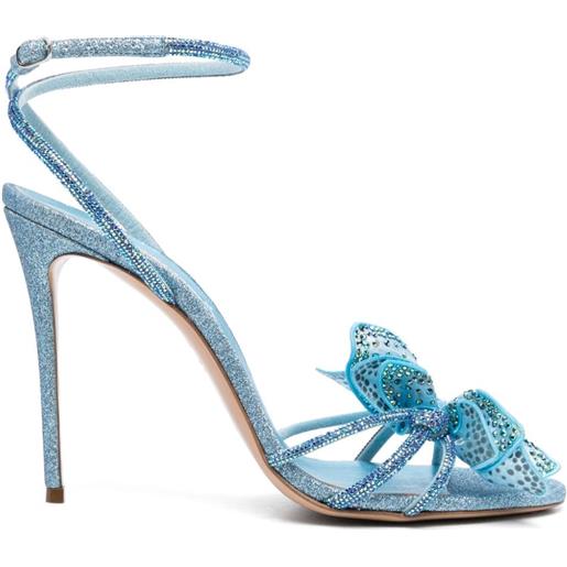 Casadei sandali julia orchidea 100mm - blu